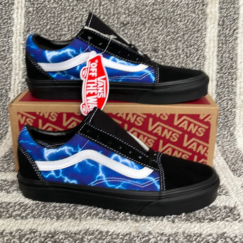 Vans Old Skool Lightning Black/Blue WMNS